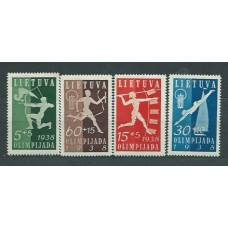 Lituania - Correo Yvert 362/5 * Mnh Deportes