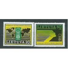 Lituania - Correo Yvert 413/4 ** Mnh Deportes