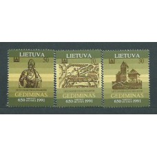 Lituania - Correo Yvert 417/9 ** Mnh