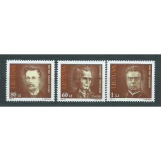 Lituania - Correo Yvert 480/2 ** Mnh Personajes