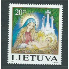 Lituania - Correo Yvert 501 ** Mnh Navidad