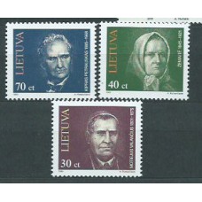 Lituania - Correo Yvert  509/11 ** Mnh Personajes