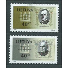 Lituania - Correo Yvert 527/8 ** Mnh