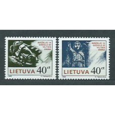 Lituania - Correo Yvert 538/9 ** Mnh