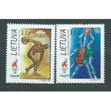 Lituania - Correo Yvert 540/1 ** Mnh Juegos Olimpicos Atlanta