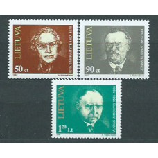 Lituania - Correo Yvert 549/51 ** Mnh Personajes