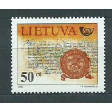 Lituania - Correo Yvert 568 ** Mnh Dia del Correo