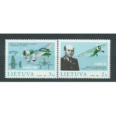 Lituania - Correo Yvert 578/9 ** Mnh Avión