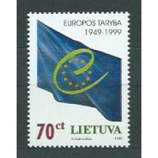 Lituania - Correo Yvert 612 ** Mnh Consejo de Europa