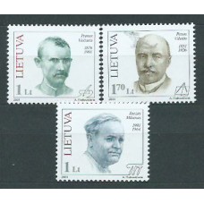 Lituania - Correo Yvert 659/61 ** Mnh Personajes