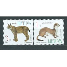 Lituania - Correo Yvert 688/9 ** Mnh Fauna