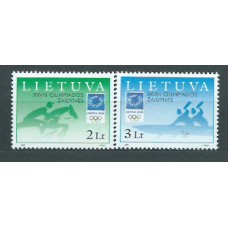 Lituania - Correo Yvert 745/6 ** Mnh Juegos Olimpicos de Atenas