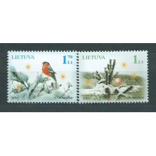Lituania - Correo Yvert 751/2 ** Mnh Navidad