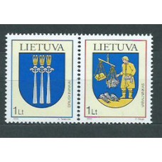 Lituania - Correo Yvert 759/60 ** Mnh Escudos