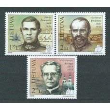 Lituania - Correo Yvert 861/3 ** Mnh Personajes
