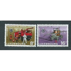 Luxemburgo - Correo 1983 Yvert 1018/9 ** Mnh Bomberos