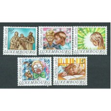 Luxemburgo - Correo 1985 Yvert 1088/92 ** Mnh Caritas