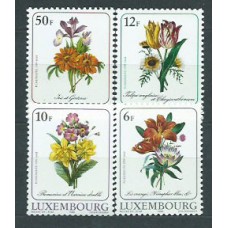 Luxemburgo - Correo 1988 Yvert 1140/3 ** Mnh Flores