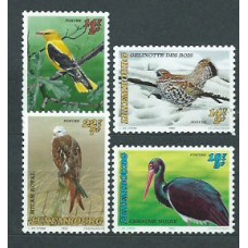 Luxemburgo - Correo 1992 Yvert 1256/9 ** Mnh Fauna. Aves