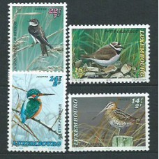 Luxemburgo - Correo 1993 Yvert 1280/3 ** Mnh Fauna. Aves