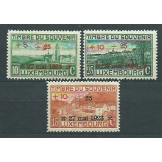 Luxemburgo - Correo 1923 Yvert 142/4 * Mh