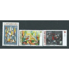 Luxemburgo - Correo 2000 Yvert 1459/61 ** Mnh Arte