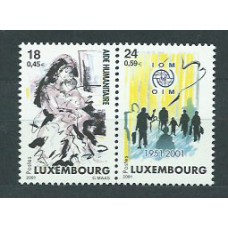 Luxemburgo - Correo 2001 Yvert 1485/6 ** Mnh