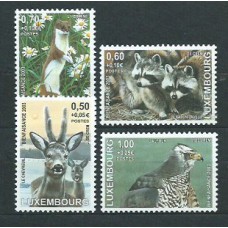 Luxemburgo - Correo 2003 Yvert 1572/5 ** Mnh Fauna