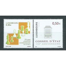 Luxemburgo - Correo 2006 Yvert 1667/8 ** Mnh Ajedrez