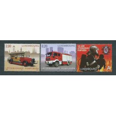 Luxemburgo - Correo 2009 Yvert 1762/4 ** Mnh Bomberos