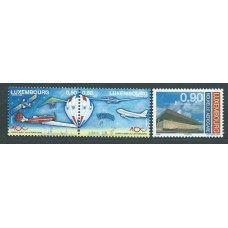 Luxemburgo - Correo 2009 Yvert 1768/70 ** Mnh Aviación