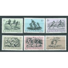 Luxemburgo - Correo 1952 Yvert 455/60 * Mh Deportes