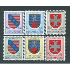 Luxemburgo - Correo 1958 Yvert 553/8 ** Mnh Escudos