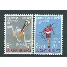 Luxemburgo - Correo 1962 Yvert 609/10 ** Mnh Deportes Ciclismo
