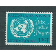 Luxemburgo - Correo 1970 Yvert 763 ** Mnh Naciones Unidas