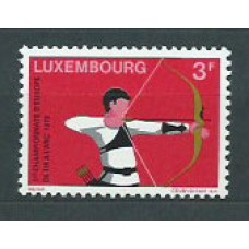 Luxemburgo - Correo 1972 Yvert 798 ** Mnh Deportes . Tiro al Arco