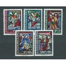 Luxemburgo - Correo 1972 Yvert 803/7 ** Mnh Navidad