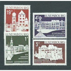 Luxemburgo - Correo 1975 Yvert 849/52 ** Mnh Arquitectura