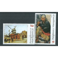 Macedonia - Correo Yvert 281/2 ** Mnh Pinturas