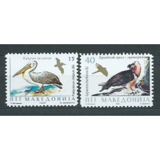 Macedonia - Correo Yvert 54/5 ** Mnh Fauna Aves