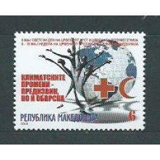 Macedonia - Beneficencia Yvert 118 ** Mnh Cruz roja