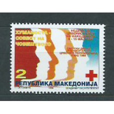 Macedonia - Beneficencia Yvert 71 ** Mnh Cruz Roja