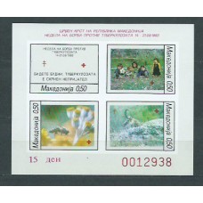 Macedonia - Beneficencia Hoja Yvert 5 ** Mnh Medicina