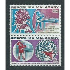 Madagascar - Aereo Yvert 137/8 ** Mnh  Deportes