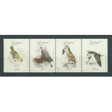 Madeira - Correo Yvert 116/9a ** Mnh Fauna. Aves