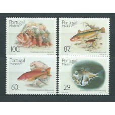 Madeira - Correo Yvert 136/9 ** Mnh Fauna. Peces
