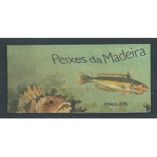 Madeira - Correo Yvert 136a Carnet ** Mnh Fauna. Peces