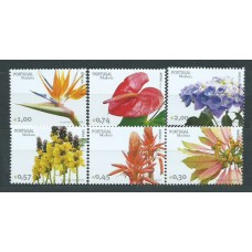 Madeira - Correo Yvert 250/5 ** Mnh Flores