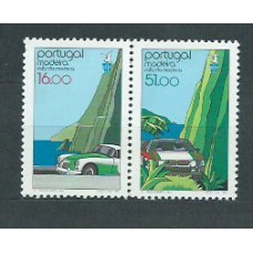 Madeira - Correo Yvert 96/7 ** Mnh Rallye Autos