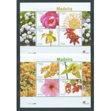 Madeira - Hojas Yvert 32/3 ** Mnh Flores